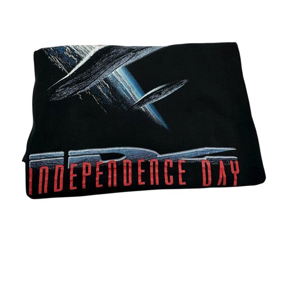 Vintage 1996 Independence Day Movie T-Shirt Stanley DeSantis Made in USA Large - Picture 6 of 11